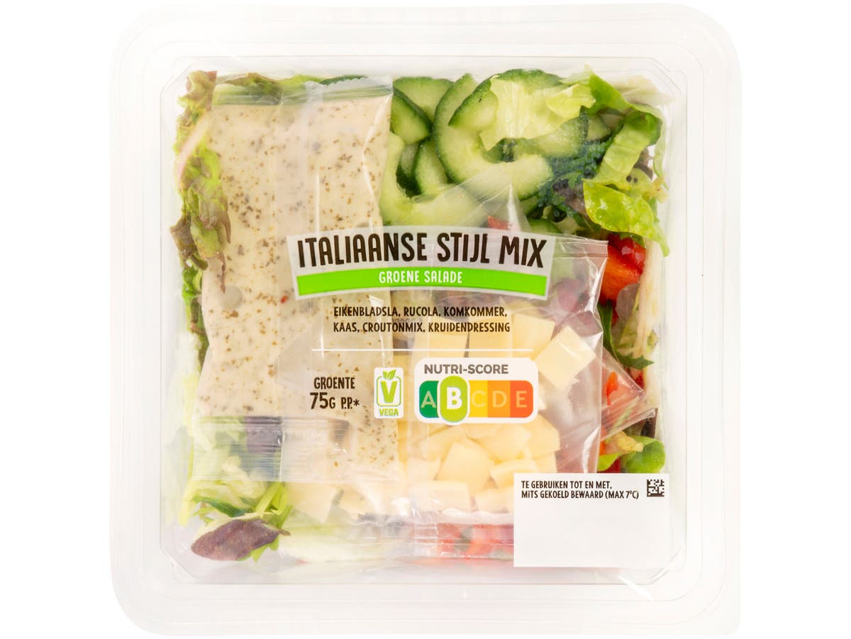 Groene salade italiaans Groene salade italiaans