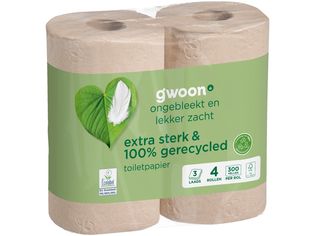 Toiletpapier 3 laags recycled Toiletpapier 3 laags recycled
