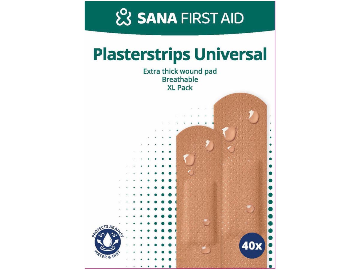 Universal waterafstotende pleisterstrips Universal waterafstotende pleisterstrips
