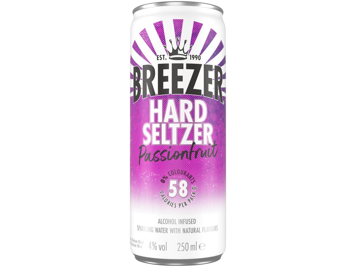 Breezer hard seltzer passionfruit Breezer hard seltzer passionfruit