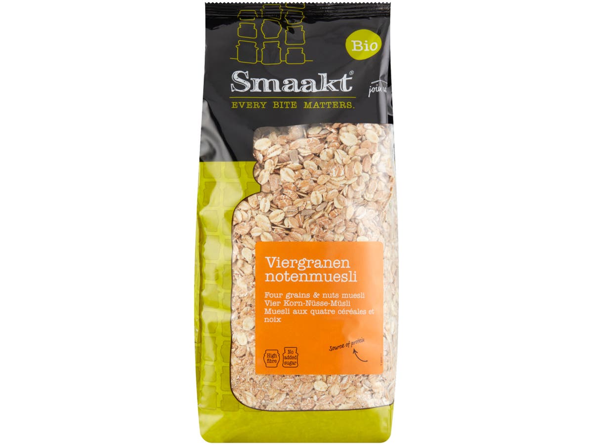 Viergranen noten muesli Viergranen noten muesli
