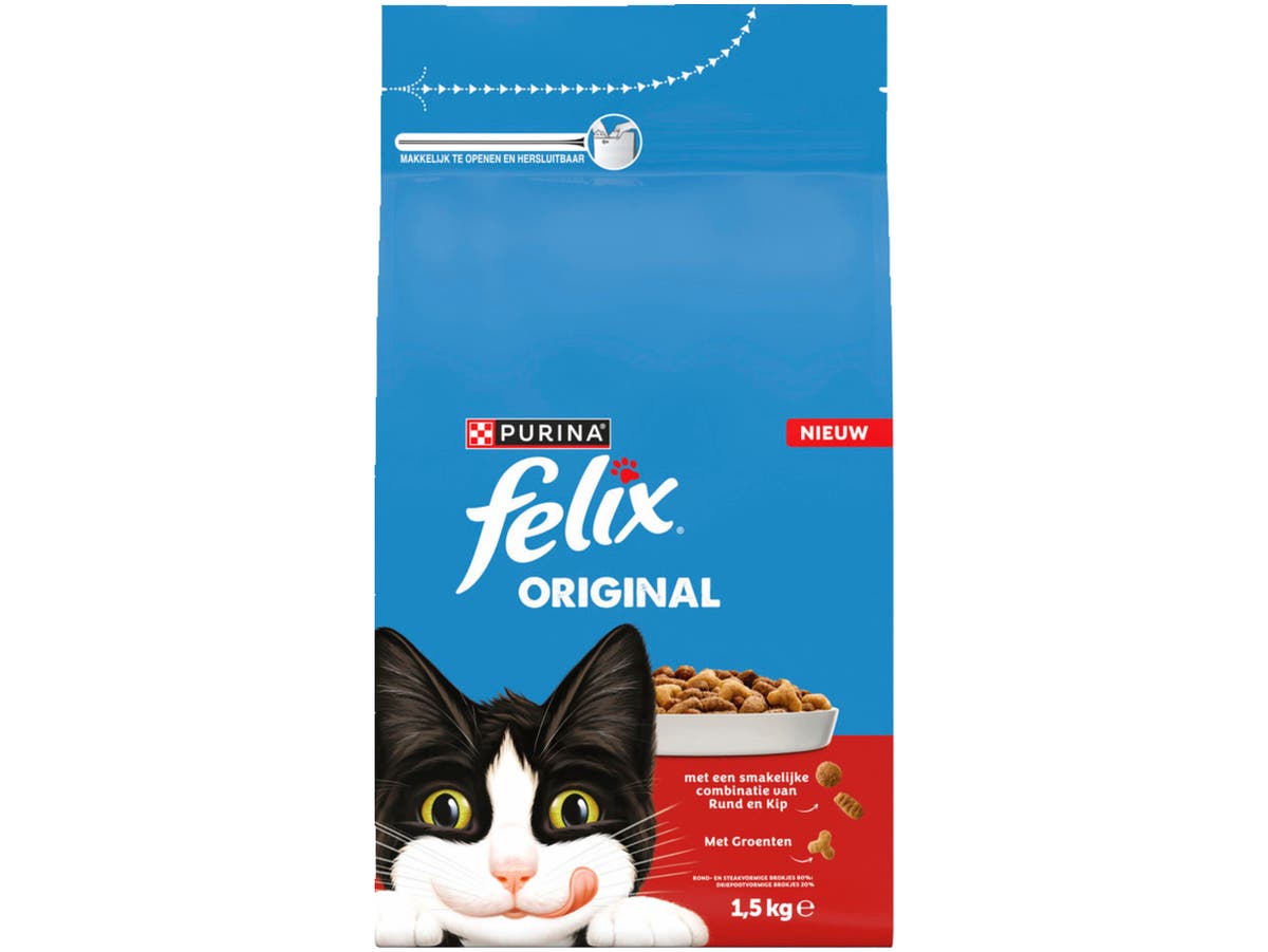 Kattenbrokken rund & kip met groenten Kattenbrokken rund & kip met groenten