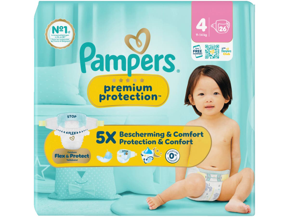 Luiers premium protection maat 4
