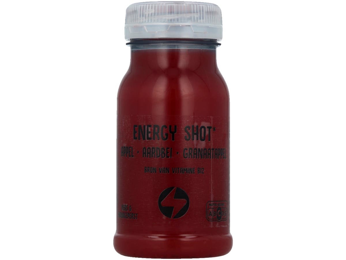 Shot aardbei granaatappel Shot aardbei granaatappel
