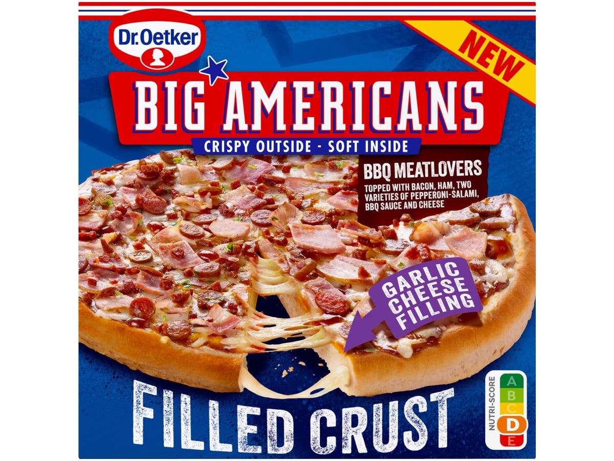 Big Americans filled crust meat lovers Big Americans filled crust meat lovers