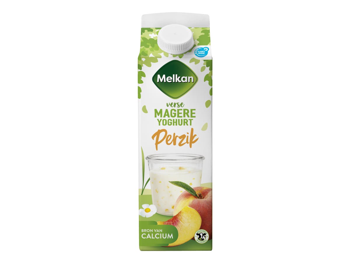 Magere yoghurt perzik Magere yoghurt perzik