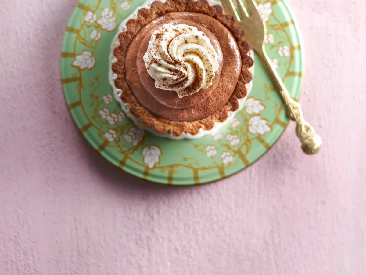 Tarte mousse au chocolat