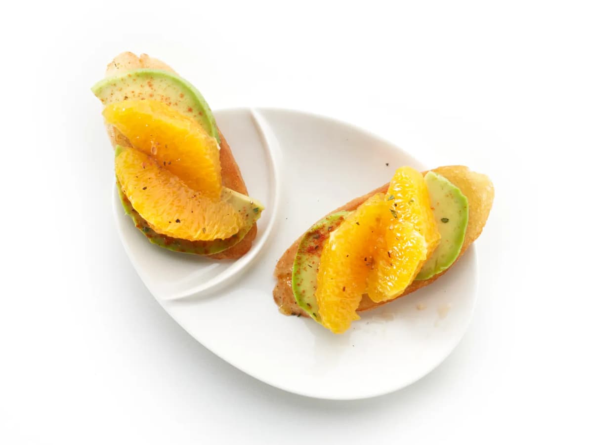 Sinaasappelcrostini