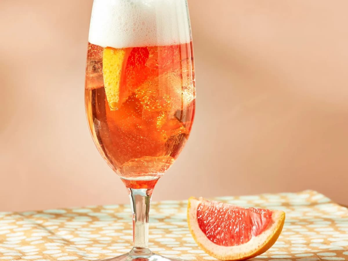 Biercocktail met grapefruit
