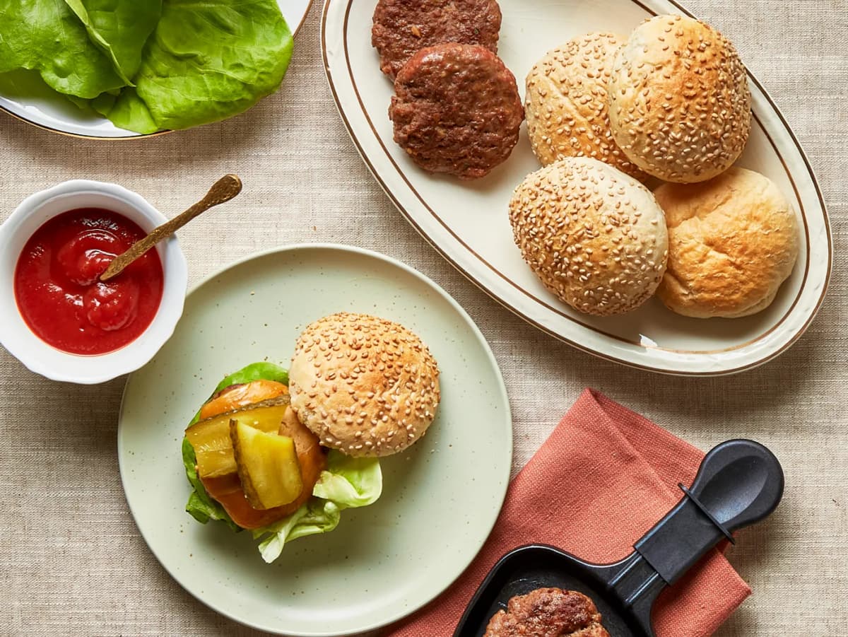 Mini-burgers met kaas