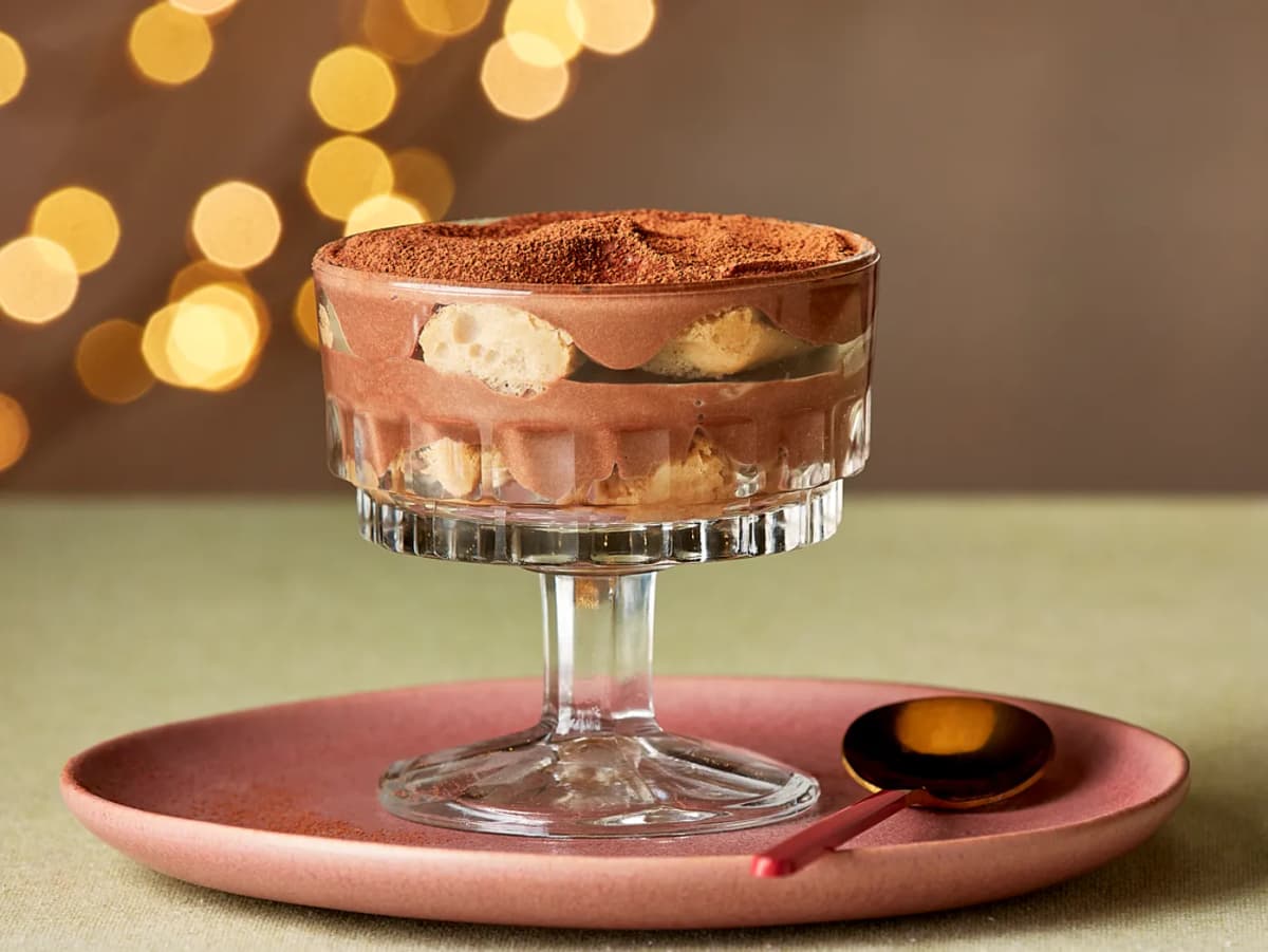 Chocoladetiramisu met ijskoffie