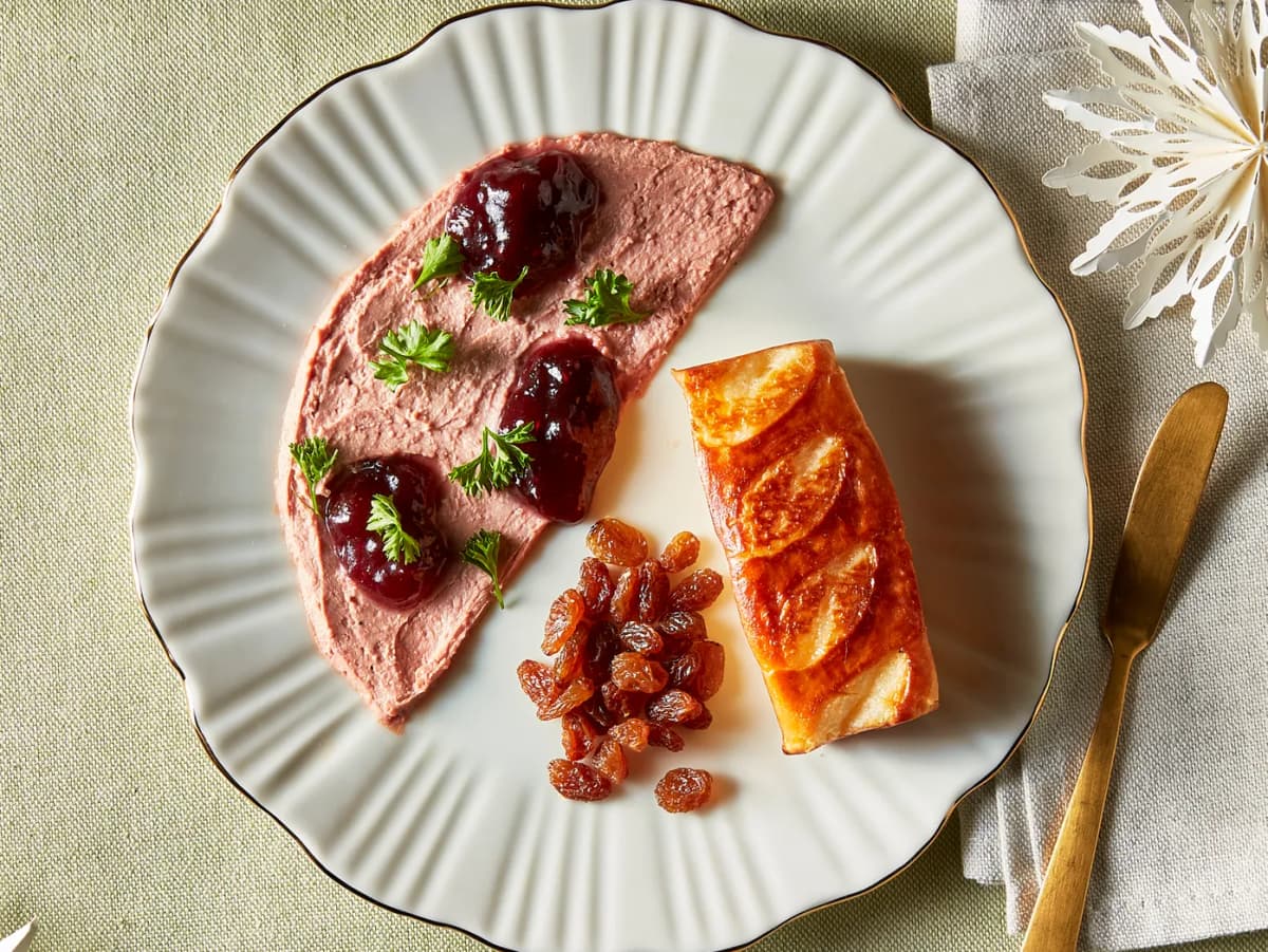 Paté met suikerbroodjes