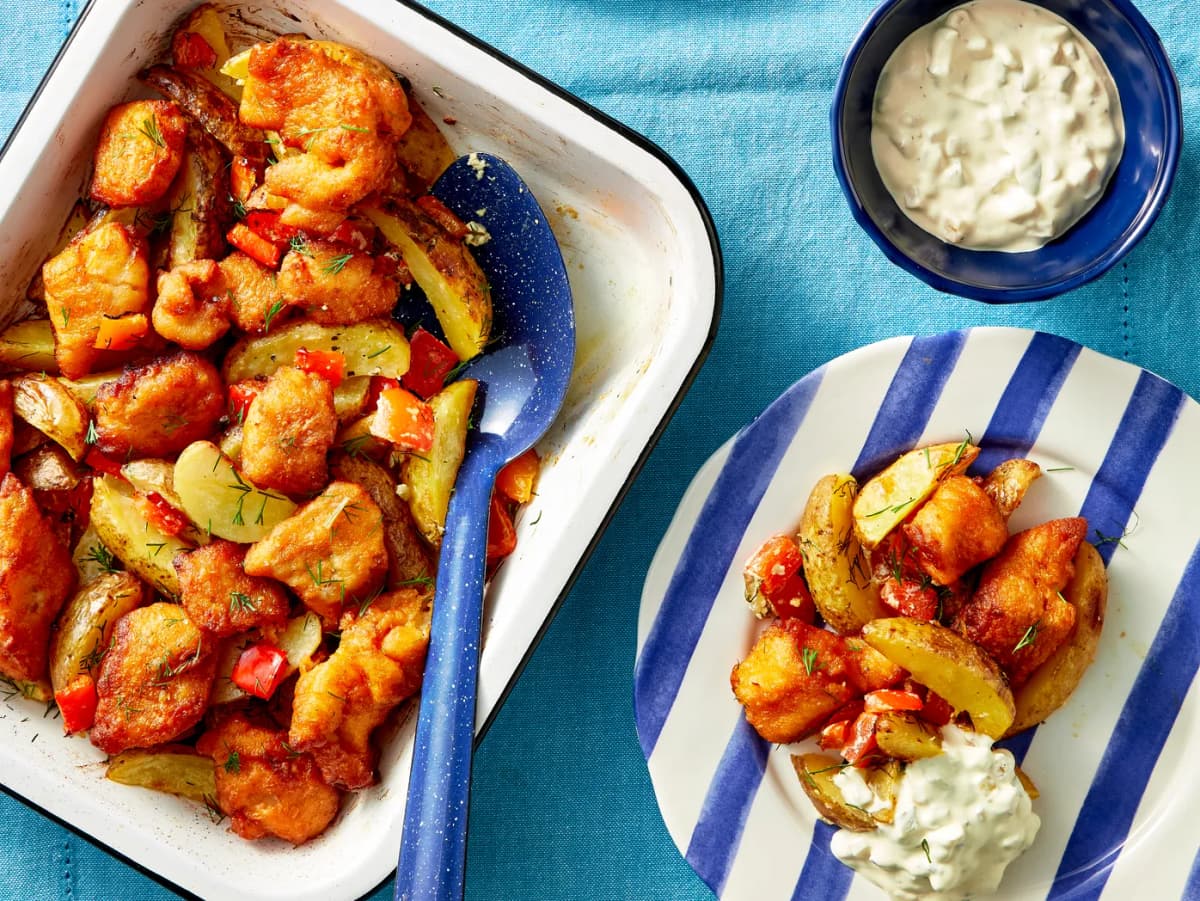 Ovenschotel met kibbeling
