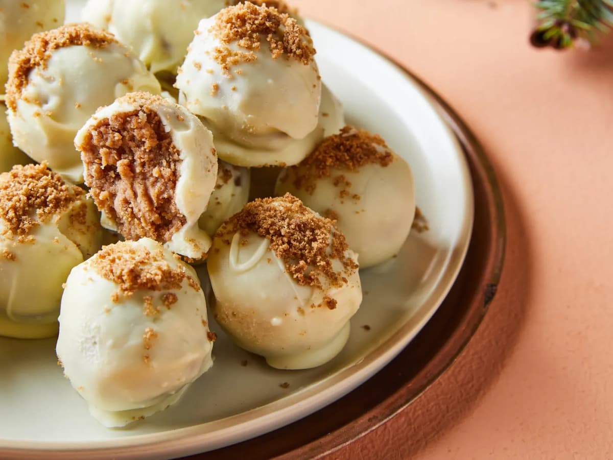 No bake gingerbread truffels