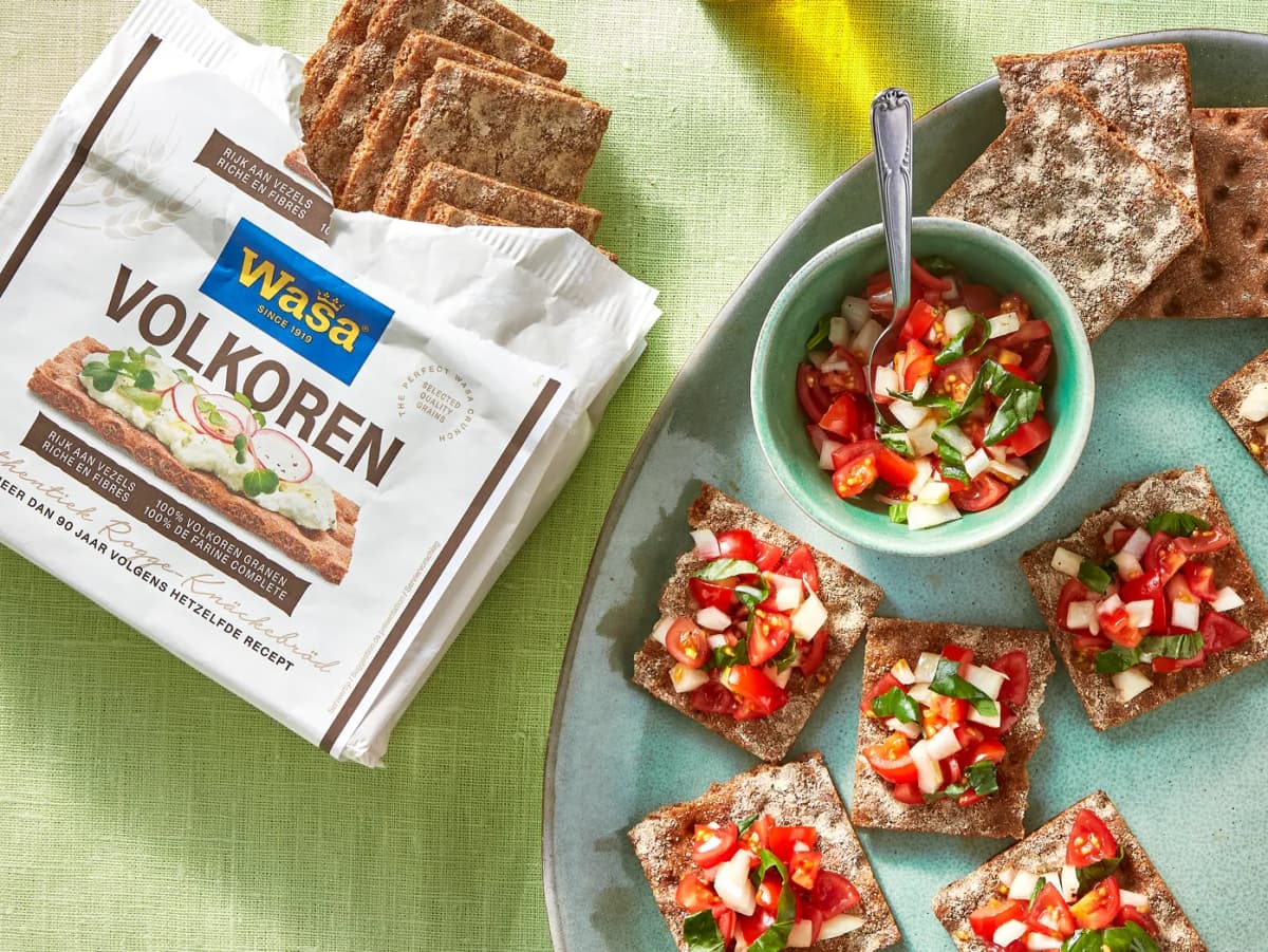 Knäckebrödbruschetta