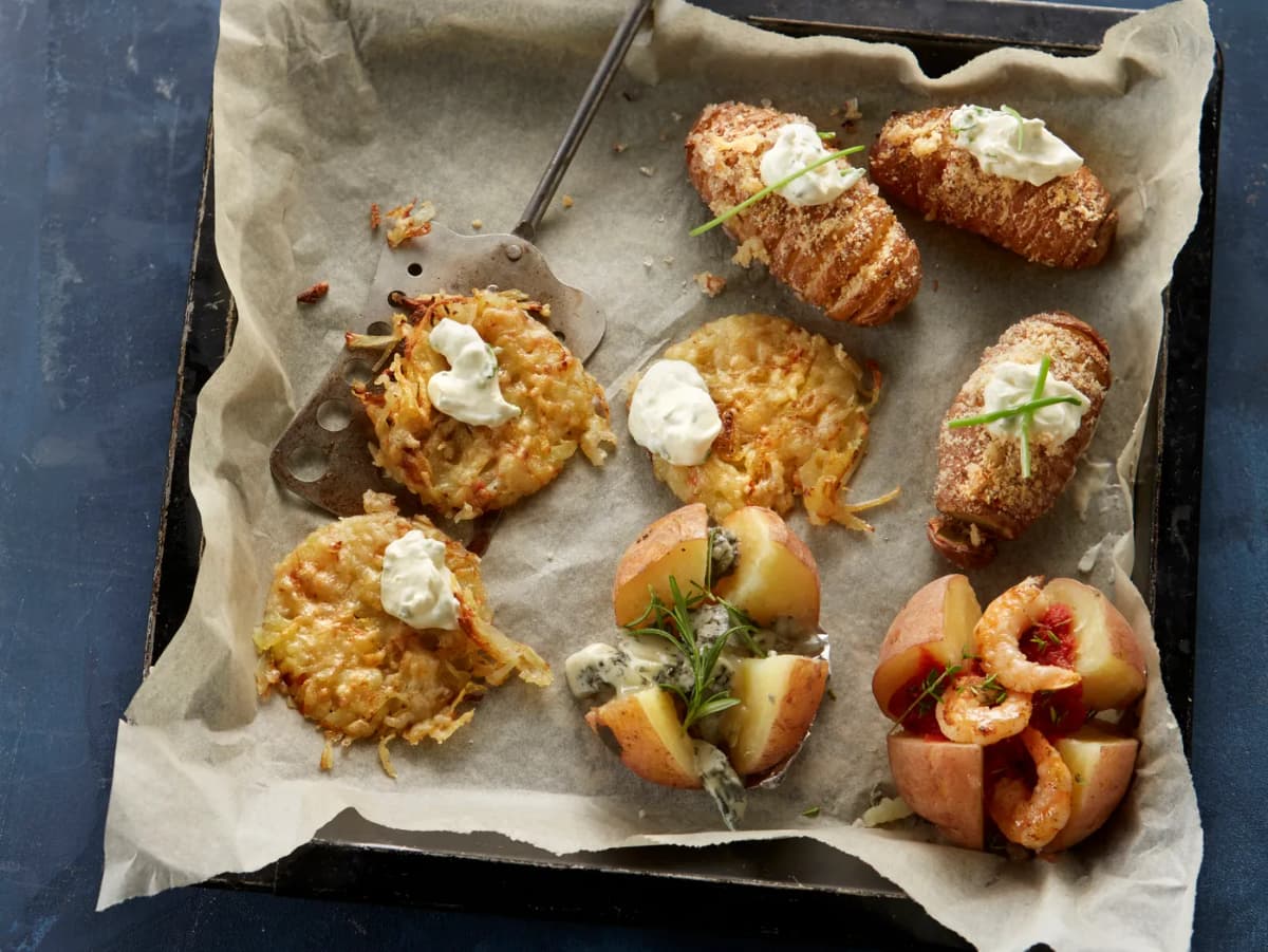 Gepofte aardappels