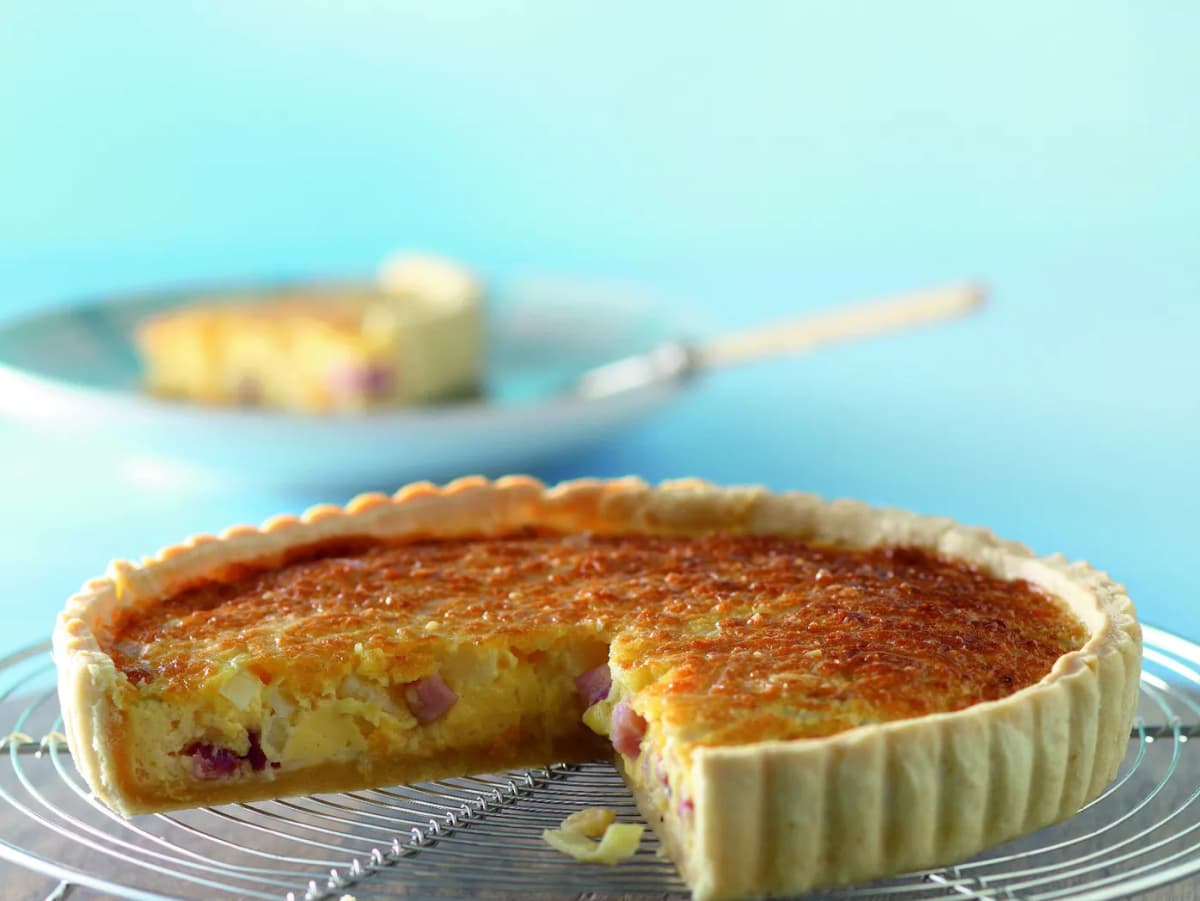 Quiche ham-kaas