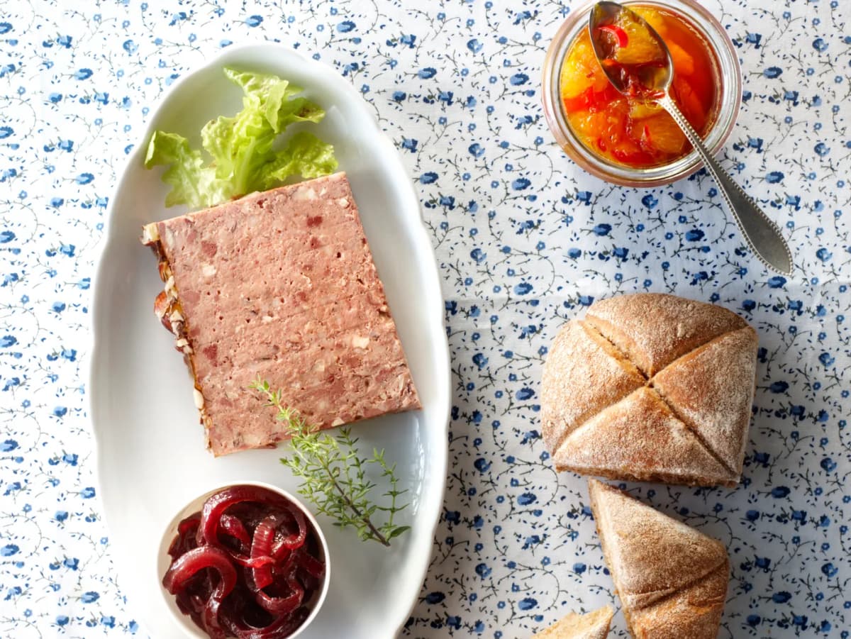 Pate met uienmarmelade