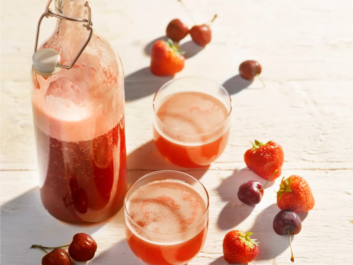Zomerfruitsiroop