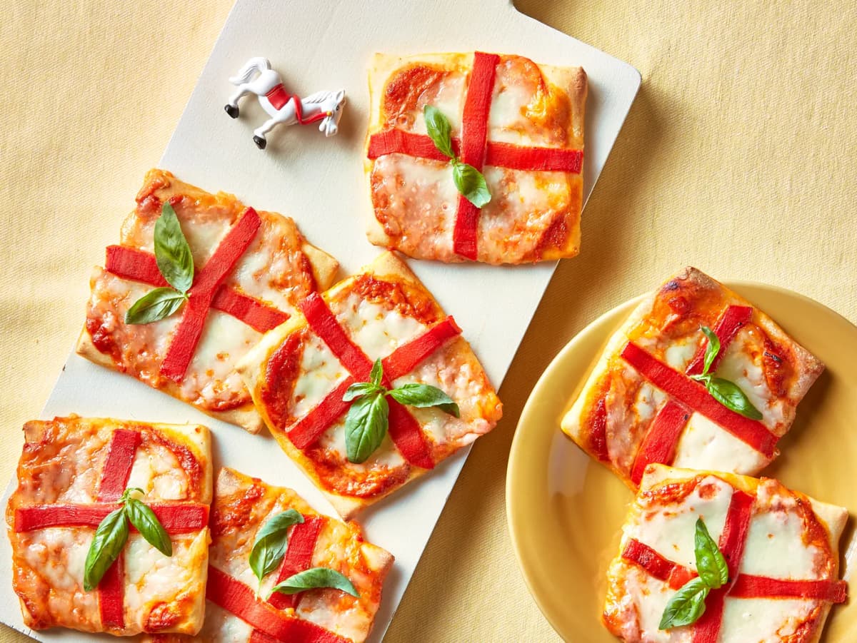 Mini-pizza margheritacadeautjes